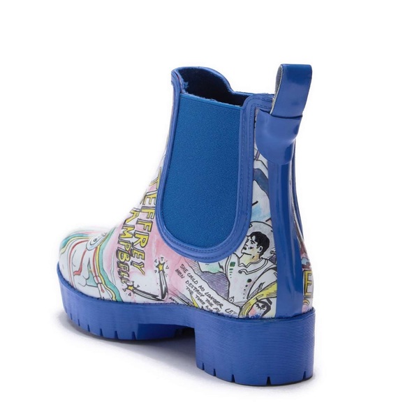 NEW • Jeffrey Campbell • CloudyV Comic Rain Boots - Picture 2 of 8